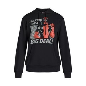 New Marvel Deadpool Black Hoodie Men's XL Im Kinda A Big Deal